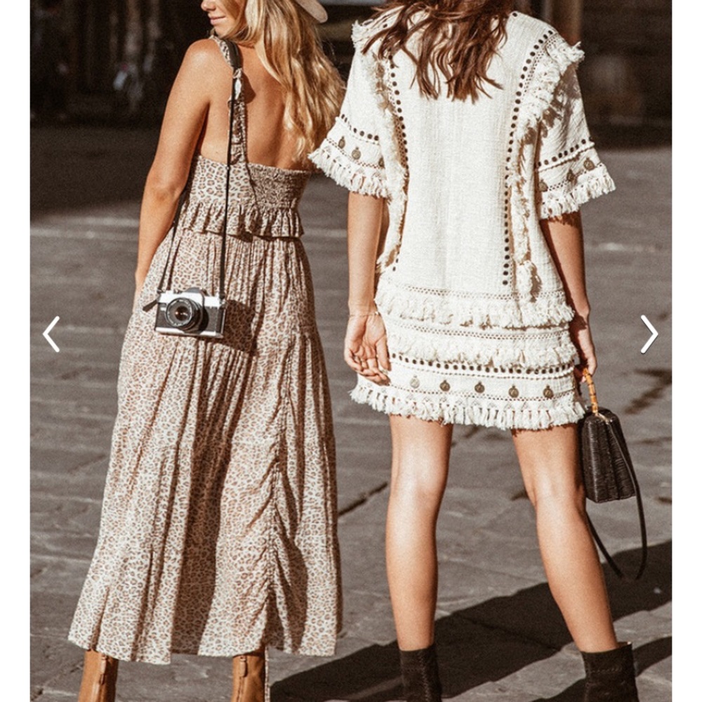 SOLD🌟 Spell & the Gypsy Alphie Smock Mini Dress - Picture 3 of 16